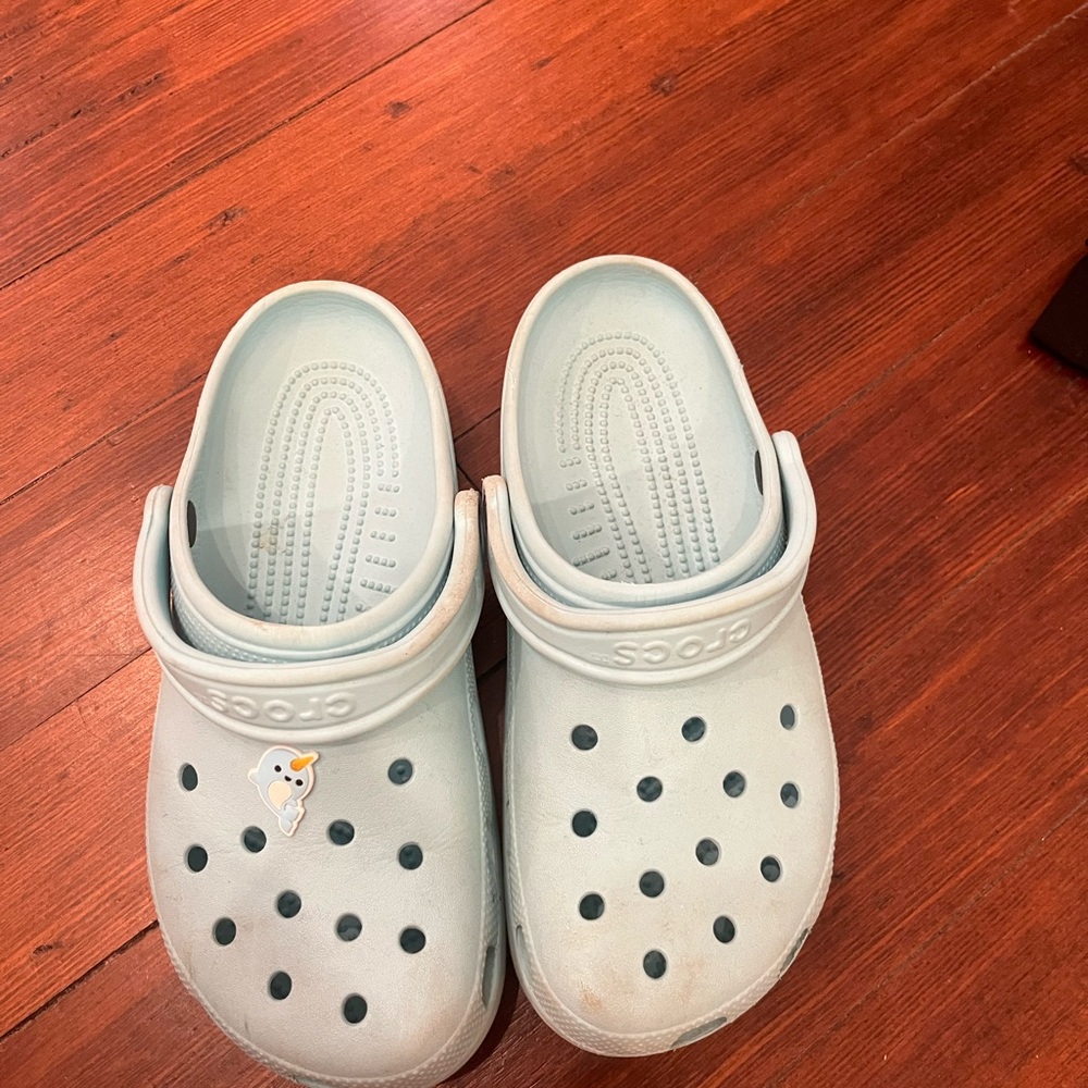 Light blue crocs